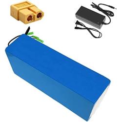 Wnicek 60V 20Ah 30Ah Electric Bike Lithium Battery Rechargeable Li-ion Battery Pack with Charger Fit for 60V 1500W 1200W 1000W Electric Motorcycle Electric Scooter Electric Tricycle