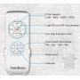 YUKIHALU Small Size Universal Ceiling Fan Remote Control kit, Speeds/Timings/Light Wireless Control