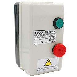 Baomain Magnetic Starter HUEB-16K On Off Switch Enclosed 3 Pole 110V Coil 18A