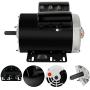 5 HP SPL Air Compressor Motor 3450RPM Single Phase Electric Motor 56 Frame 208-230V 5/8