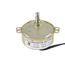CHANCS TYC-50 Synchronous Motor 12V DC 30/36RPM 4W CW/CCW Small Electric Motor DC Fan Motor 12V