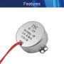 Jutagoss Synchronous Motor TYC-50 Single Flat Shaft Direction CW/CCW, 4 Watt AC 12V 5-6 RMP, 1 Pcs