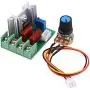 Régulateur de vitesse pour moteur électrique SCR 2000W 50-220V avec contrôle de tension/température/lumière Régulateur de vitesse pour moteur électrique SCR 2000W 50-220V avec contrôle de tension/température/lumière