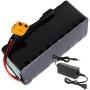 Jieoto Electric Mountain Bike Battery 36V 10Ah 10S4P E-Bike Battery Pack for Electric Road Bike Motorcycle Scooter with BMS and Charger for 250W 350W 500W Motor