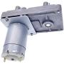 24V Worm Gear Motor 12V Reducer 20-157RPM DC High Torque Electric Motor Metal Gear Reverse Self Lock for Automation Equipment (12V 105RPM)
