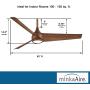 Minka Aire F678L-DK Twist 52
