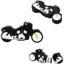 Motor Bike USB Drive - Bike Flash Drive for Boys and Girls - Trendy Motor Bike Flash Drive - Back to School Gifts for Kids (Black Motorbike)