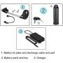 Jieoto Electric Bicycle Battery 36V/48V 13AH E-Bike Rechargeable Lithium Ion Batteries with Charger and BMS Protection Board, for Bike 250W 350W 500W Motors