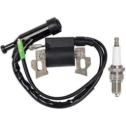 HIFROM Repalcement Ignition Coil with Spark Plug Compatible with Honda Gx110 Gx120 Gx140 Gx160 Gx200 5.5hp 6.5hp Engine Generator Lawn Mower Motor
