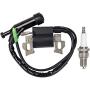 HIFROM Repalcement Ignition Coil with Spark Plug Compatible with Honda Gx110 Gx120 Gx140 Gx160 Gx200 5.5hp 6.5hp Engine Generator Lawn Mower Motor