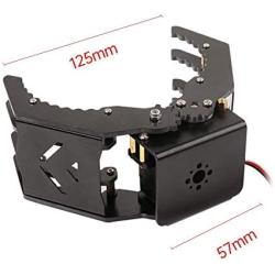 Mechanical Robot Arm Claw/Gripper Robot Gripper (Black Mechanical Claw with servo)