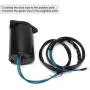 KIMISS Trim Motor, Power Tilt Trim Motor 69J-43880-00 Replacement for Yamaha F200 F225 F250 LF200 200-250 H.P.