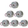 Topoox 6 Pack DC 3V 1730RPM Mini Electric Motor for DIY Toys Wind Turbine Generator