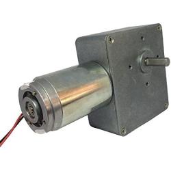 BEMONOC Extramly Low Speed 12V 1.5rpm High Torque 65kg.cm Reversible Worm Gear-box Motor for Grill Motor