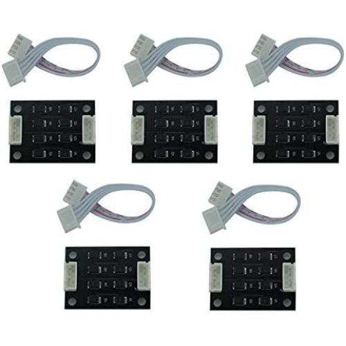 DEVMO 5 pièces TL-Smoother Addon pour Filtre de Suppression de Motifs Filtre de Clipping pour Contrôleurs de Drivers de Moteur d'Imprimante 3D Terminators Compatible avec Reprap MK8 I3 DEVMO 5 pièces TL-Smoother Addon pour Filtre de Suppression de Motifs Filtre de Clipping pour Contrôleurs de Drivers de Moteur d'Imprimante 3D Terminators Compatible avec Reprap MK8 I3