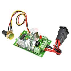 6-30V 80W 10A Reversible DC Motor Speed Controller High Torque Adjustable PWM Speed Regulator with Control Switch Potentiometer