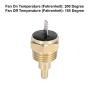X AUTOHAUX Universal Automotive Radiator Engine Cooling Fan Temperature Thermostat Sensor Switch 1/2