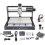 RATTMMOTOR CNC Wood Router Machine Kit 3018 PRO GRBL Control 3 Axis DIY Mini CNC Engraver Engraving Milling Machine+ Offline Controller +14pcs ER11 Collet for Carving Acrylic PVC PCB Plastic Wood