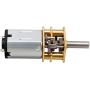 uxcell Micro Speed Reduction Motor DC 3V 25RPM with Full Metal Gearbox 0.15A Electric Gear Box Motor with 2 Terminals for DIY RC