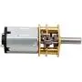 uxcell Micro Speed Reduction Motor DC 3V 25RPM with Full Metal Gearbox 0.15A Electric Gear Box Motor with 2 Terminals for DIY RC