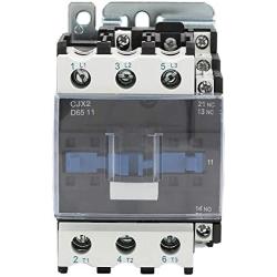 Electric AC Contactor 220V 65A CJX2-6511 High Sensitivity Motor Controller Switch Fixed & Rail Type Mounting