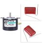 AC Motors Permanent Magnet Synchronous Motor CW/CCW XD-50KTYZ AC 220V for DIY Generator(2.5RPM)