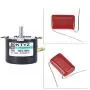AC Motors Permanent Magnet Synchronous Motor CW/CCW XD-50KTYZ AC 220V for DIY Generator(2.5RPM)