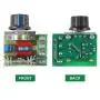 DIANN 2pcs 2000W PWM AC Motor Speed Control Module Dimmer Speed Regulator 50-220V 25A Constant Adjustable Voltage Regulator