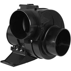 Seaflo In Line Bilge Air Blower 130CFM Boat Black Ventilation Marine 12V 2.5AMP