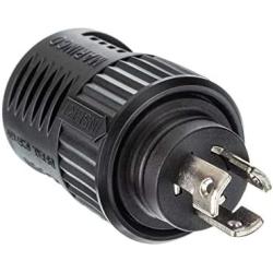 MotorGuide 8M0092065 Trolling Motor Replacement Plug — Medium Duty, Use with 16- to 8-Gauge Wire, Connects with Receptacle