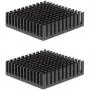 3D Printer Aluminum Heatsink Cooling Radiator, Compatible with NEMA 17 42 Stepper Motor Black