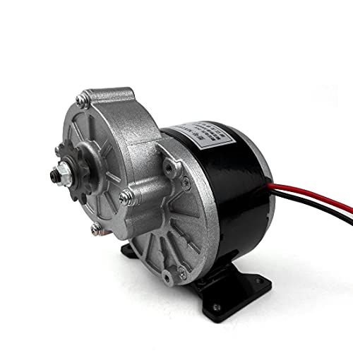L-faster 36V250W Electric DC Motor Brushes Motor for Electric Bike Conversion Kit Electric Bicycle Scooter Motor (with Foot Bracket)