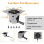 BBQ-PLUS Auger Motor, Grill Induction Fan, Fire Burn Pot and Hot Rod Ignitor Kit Replacement for Pit Boss and Traeger Wood Pellet Grill with Screws and Fuse