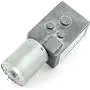 DC 12V 0.1A 0.6RPM Low Speed 25KG.cm High Torque Reducing Gearbox DC Worm Gear Motor