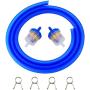 0.19x39.37 (5mmx1m) Gas Fuel Filter Hose Tube Line for Chinese GY6 50cc 150cc 139QMB 157QMJ Tao Tao Scooter ATV Motorcycle Parts, Blue…