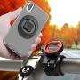 Bike Phone Mount,Motorcycle Cellphone Holder with Universal Adapter,Bicycle Out Front Handlebar Mount for Mountain Bike,Scooter,Electric and Road Bike-Compatible for iPhone-Angle Adjustment Edition