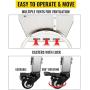 VEVOR 45W Rotisserie Grill Roaster, 37 Inch BBQ Small Pig Lamb Rotisserie Roaster, Max Capacity 88 lbs for Camping Outdoor Barbecue