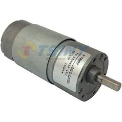 TSINY Small 12V DC 100 RPM Spur High Torque Gear Box Electric Motor