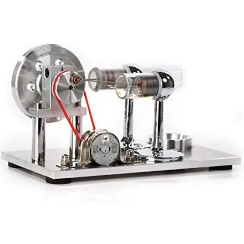 Sunnytech Hot Air Stirling Engine Motor Model Educational Toy Electricity Generator Colorful LED (SC001) Sunnytech Hot Air Stirling Engine Motor Model Educational Toy Electricity Generator Colorful LED (SC001)