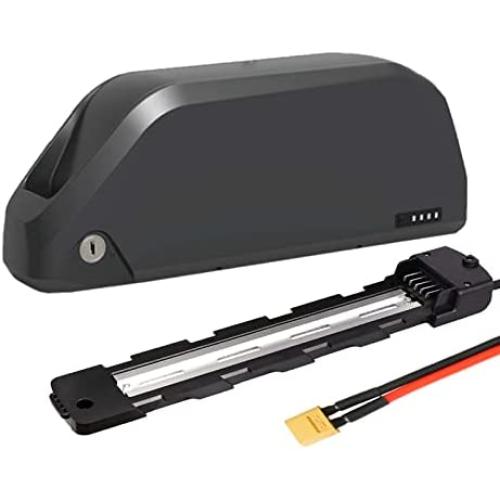 Jieoto 48V Ebike Battery, 13Ah Electric Bicycle Battery with Charger and BMS Protection Board Safe Lock for 200W 350W 500W Motor