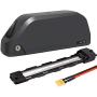 Jieoto 48V Ebike Battery, 13Ah Electric Bicycle Battery with Charger and BMS Protection Board Safe Lock for 200W 350W 500W Motor