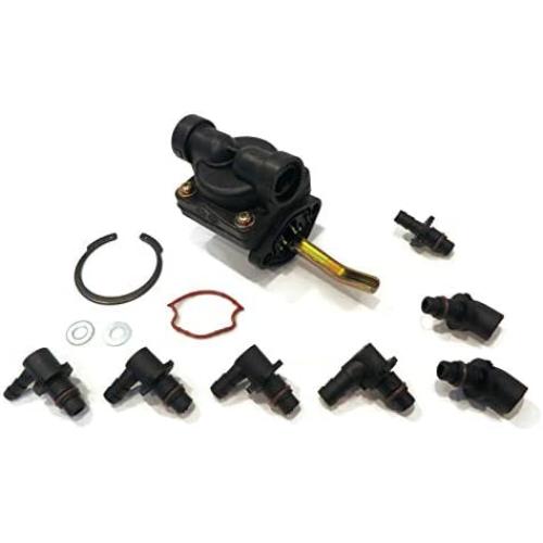 The ROP Shop | Fuel Pump with Adapters for Kohler Noma 18 HP (13.4 kW) MV18-58535 Engine Motor