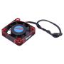 Surpass Hobby Rocket 40mm Aluminum Cooling Fan 16000RPM JST Plug for 1/10 1/8 4068 4092 4074 Brushless Motor RC Car Red