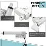 NATGAI DC12V 6inch Stroke Linear Actuator with Mounting Bracket 900N(225lbs) Maximum Lift 10mm/s for Recliner TV Table Lift Massage Bed Electric Sofa Linear Actuator