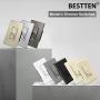 BESTTEN Matte Brown Dimmer Wall Light Switch, Single Pole or 3-Way, Compatible with Dimmable LED, CFL, Incandescent and Halogen Bulb, 120VAC, UL/cUL Listed