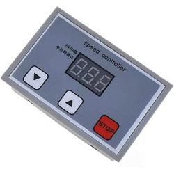 Digital Display 0~100% Adjustable DC 12V 24V 5A 120W PWM Motor Speed Controller Regulator Variable Speed Slow Start Reversible