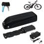 Jieoto E-Bike Pedelec Battery 36V 8Ah 10Ah 12.5Ah 15Ah, Lithium-ion Battery with 2A Charger and BMS Protection Board, for 1000W/750W/500W/350W/200W Electric Lithium Bike Battery Motors
