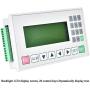 WagNian PLC All-in-one Controller,OP320- A-1-10MR, DC 24V Machine Operate Text Display Panel, 20 Keys Relay Output, LCD Screen Stepper Motor Control for CNC Router Engraving Milling, White, Standard