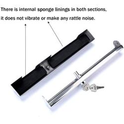 DasMarine 2 Pack Stainless Steel Outboard Motor Lock,Outboard Locks,Outboard Lock Protection,Heavy Duty,Brass Lock