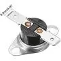 uxcell KSD301 Thermostat 95°C/203°F 10A Normally Open N.O Adjust Snap Disc Temperature Switch 2pcs